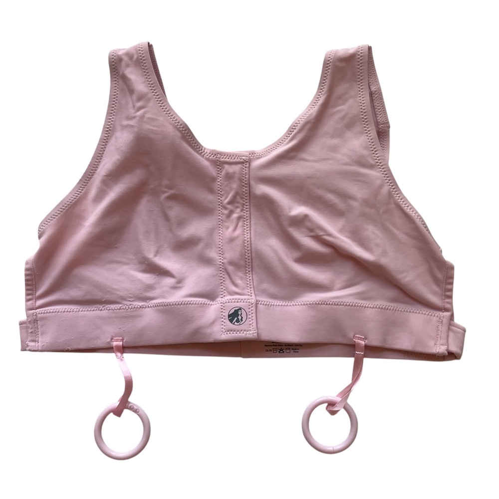 Masthead Elizabeth Pink Surgical Bra Women’s Small Stretch Comfort Drain Loops